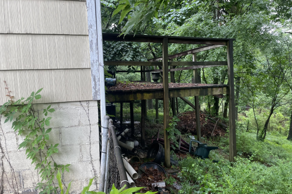 The deck before!